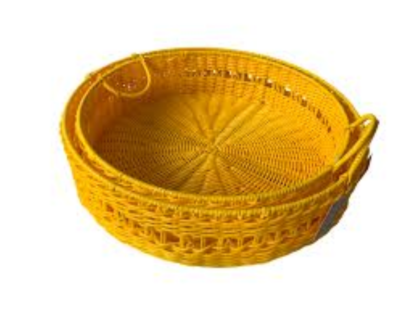 PLASTIC BASKET WICKER TU20169-M